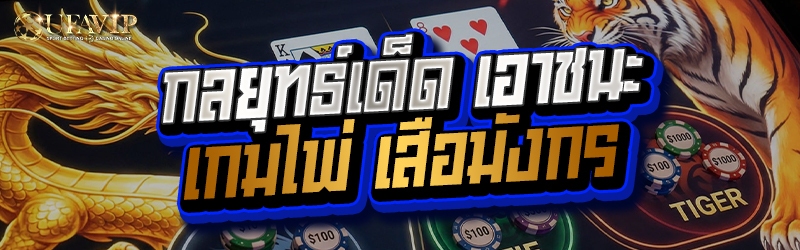 กลยุทธ์เด็ด เอาชนะเกมไพ่ เสือมังกร